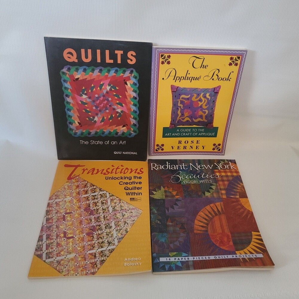 Quiltmaking Applique Books Lot of 4 READ